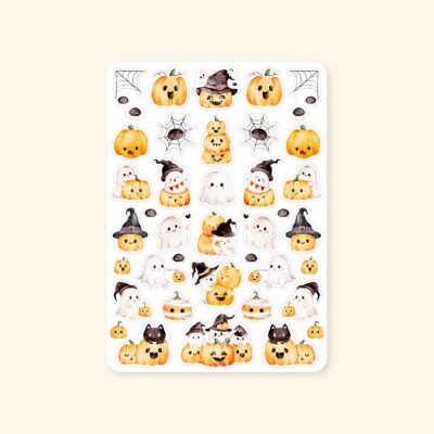 Nálepky "Roztomilý Halloween 1"